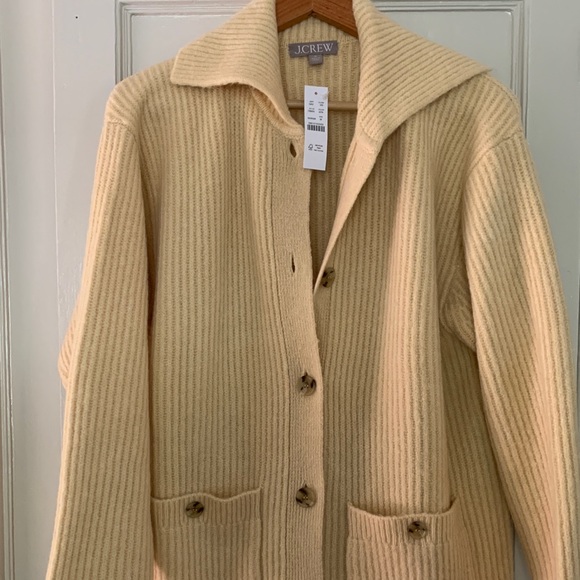 J. Crew Sweaters - J. Crew Ribbed Button-Up Cardigan